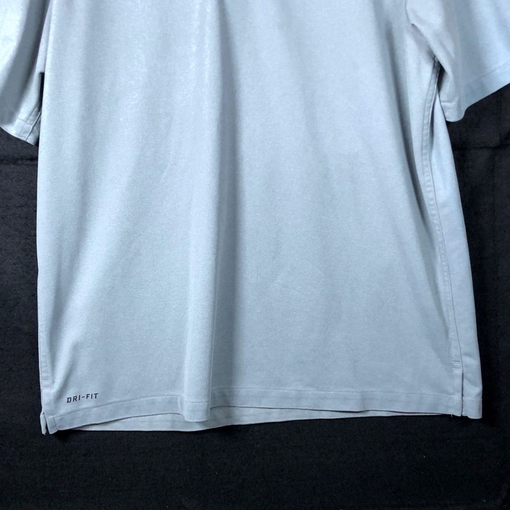 Nike Nike Mens Polo Shirt Gray Dri Fit Short Sleeve Large L Size US L / EU 52-54 / 3 - 3 Thumbnail