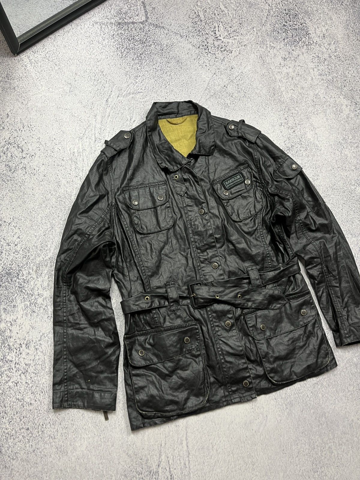 Barbour Vintage Barbour International Duralinen Women’s Jacket Rare Size XL / US 12-14 / IT 48-50 - 4 Thumbnail