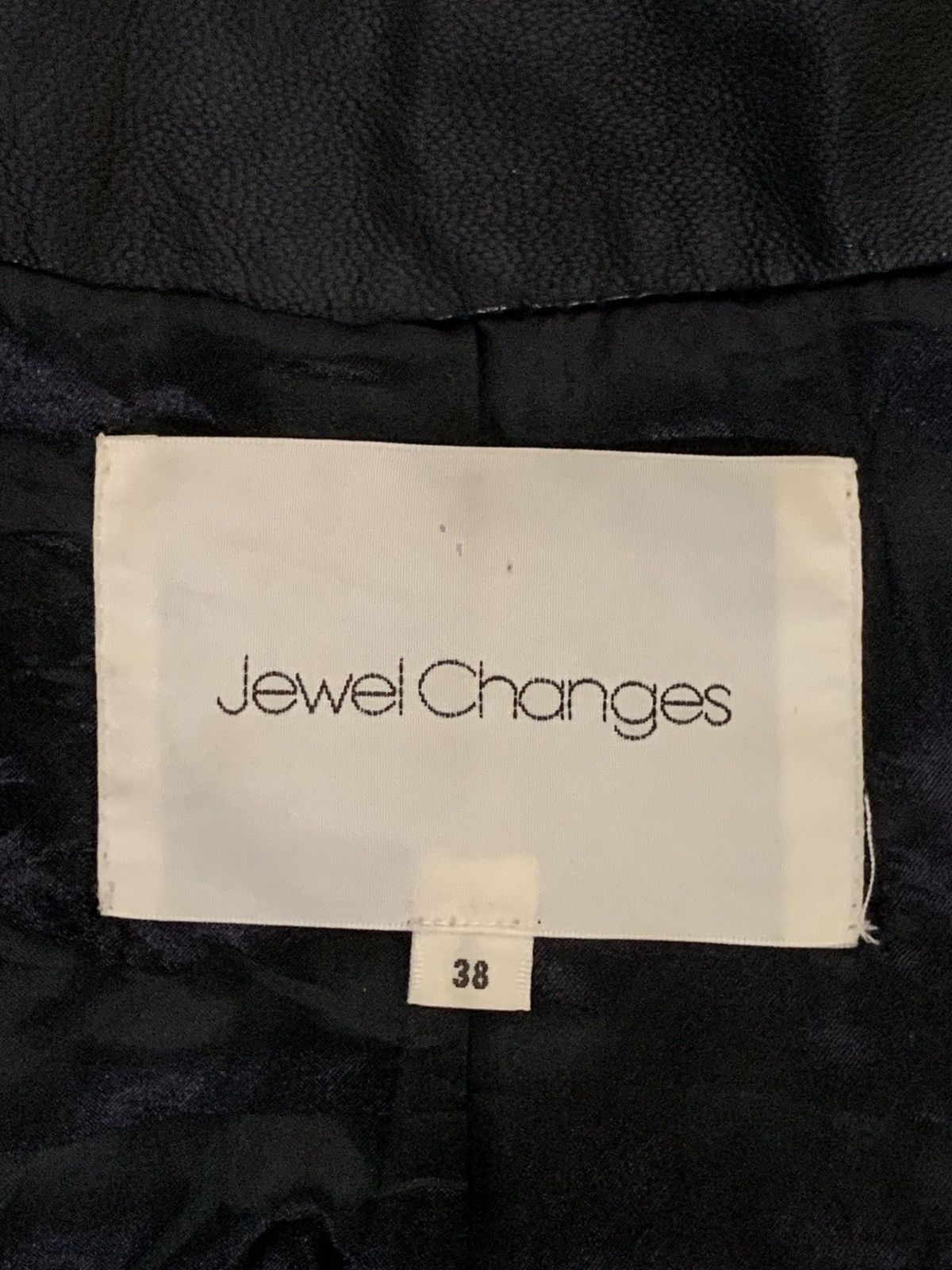 Genuine Leather Rare Design Vintage Jewel Changes Leather Jackets Size M / US 6-8 / IT 42-44 - 4 Thumbnail