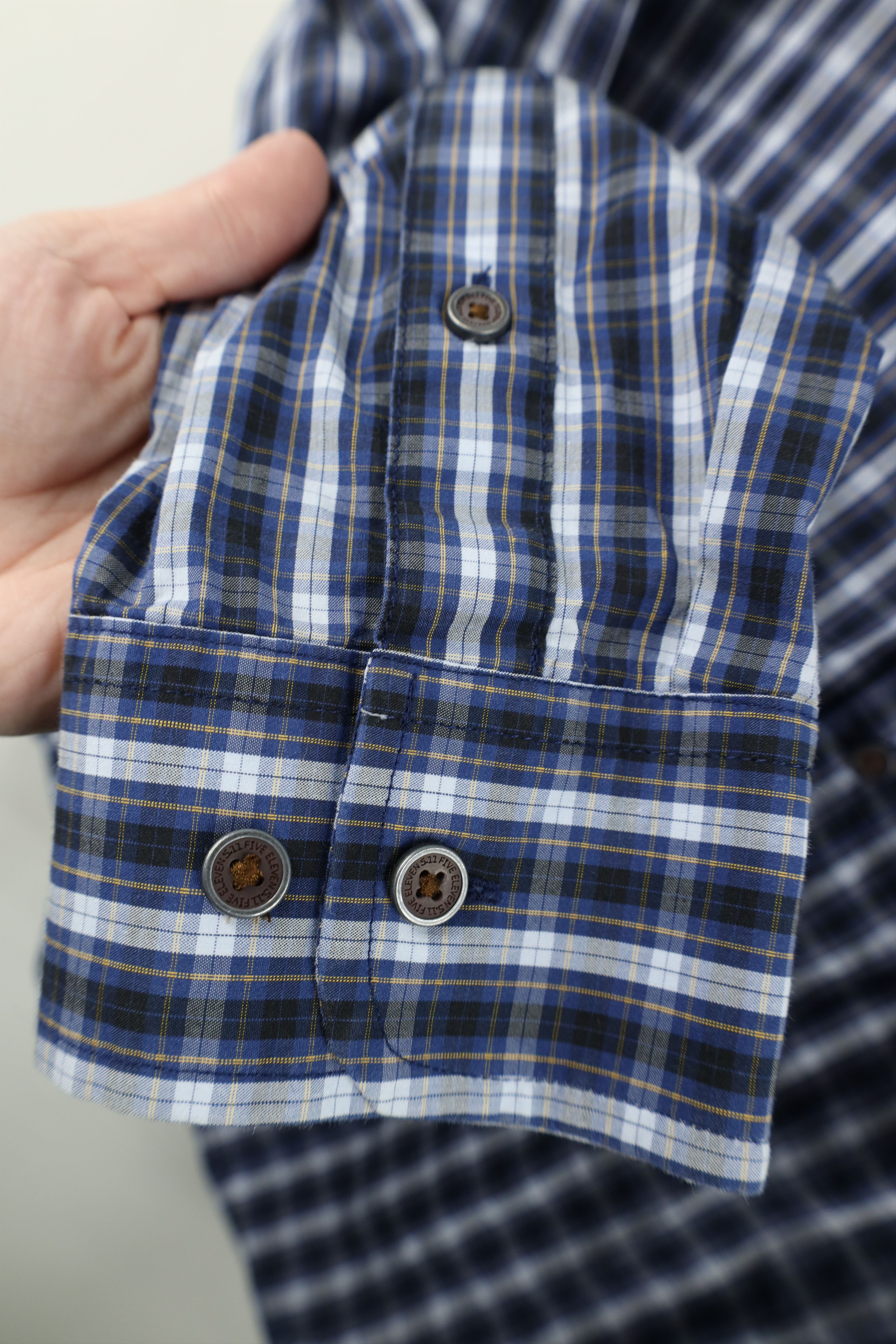 Vintage 5.11 Tactical Series Inner Pocket Snap Button Shirt Plaid Size US L / EU 52-54 / 3 - 5 Thumbnail