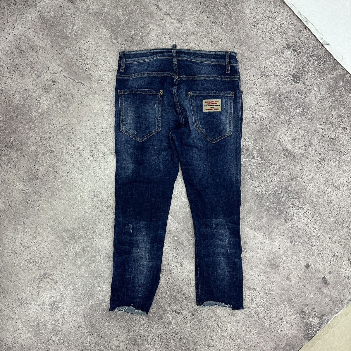 Dsquared2 Dsquared2 skinny Italy Patchwork distressed jeans y2k hype Size US 30 / EU 46 - 2 Thumbnail