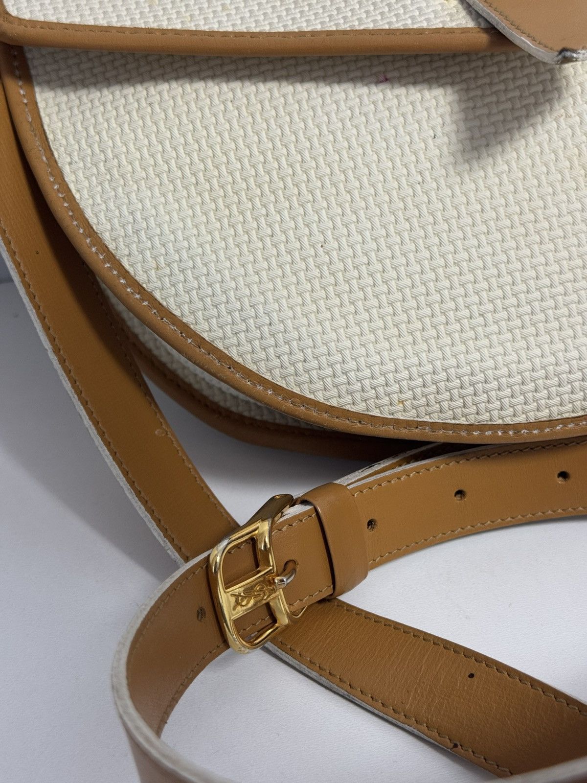 Yves Saint Laurent YVES SAINT LAURENT Shoulder Bag PVC x Leather Size ONE SIZE - 8 Thumbnail