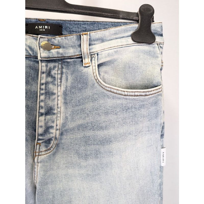 Amiri o1rshd1 Stack Flare Jeans in Stone Indigo Size US 32 / EU 48 - 9 Thumbnail