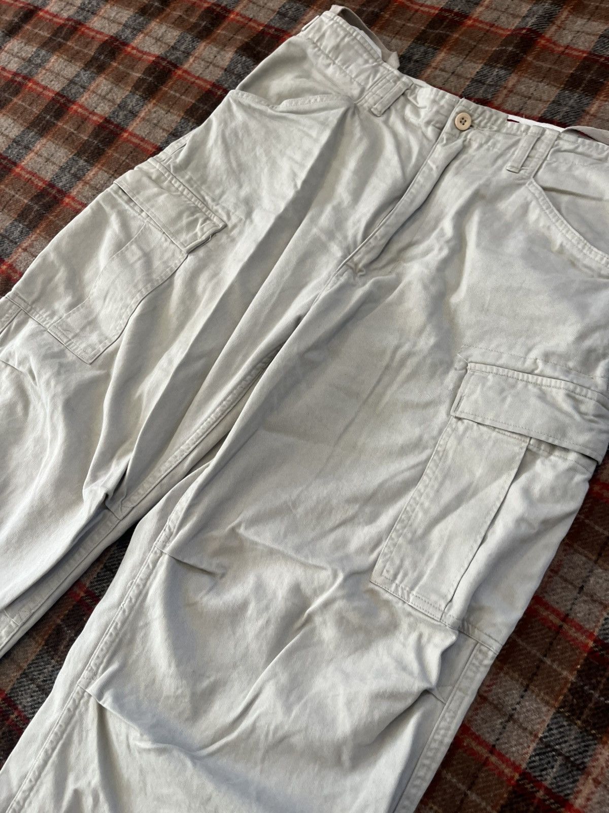 Other Vintage Y2K 2000’s Super baggy Wide leg Cargo skater / pants Size US 34 / EU 50 - 3 Thumbnail