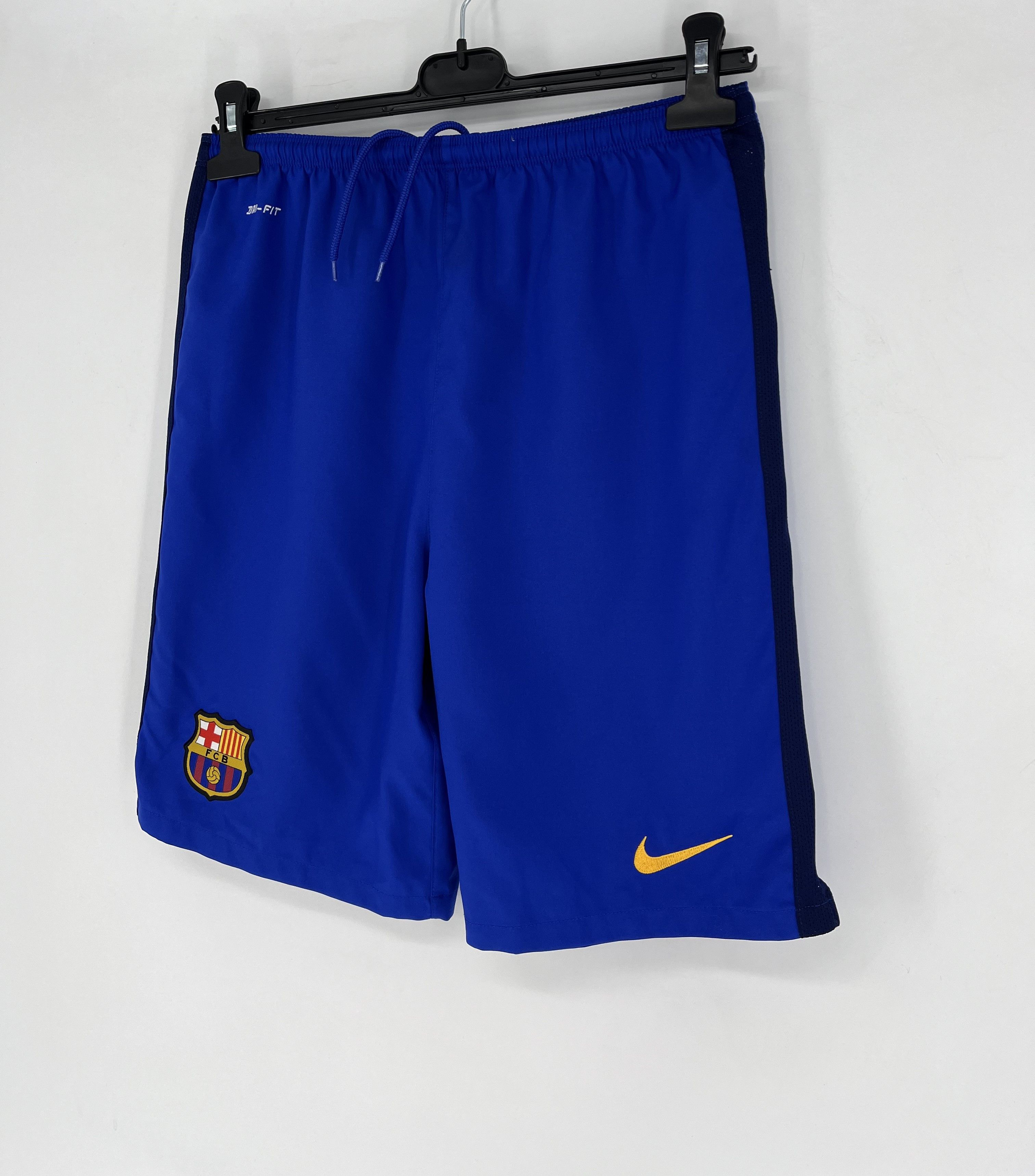 Nike Nike Barcelona Home Dri Fit Black Logo Shorts Size Xs/S Size US 30 / EU 46 - 3 Thumbnail
