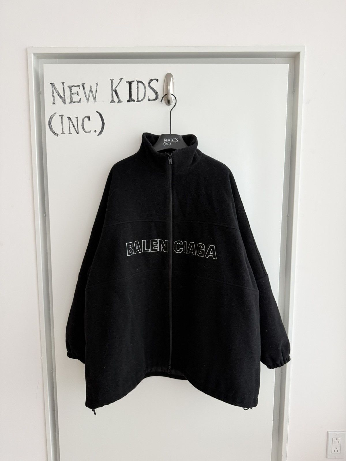 Balenciaga Balenciaga Wool Track Suit Jacket Size US XL / EU 56 / 4 - 1 Thumbnail