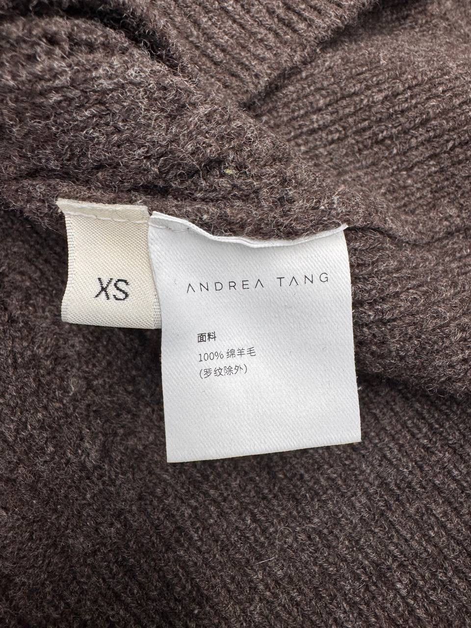 Other Andrea Tang Women Wool Knit Sweater Pattern Brown Size XS Size XS / US 0-2 / IT 36-38 - 6 Thumbnail