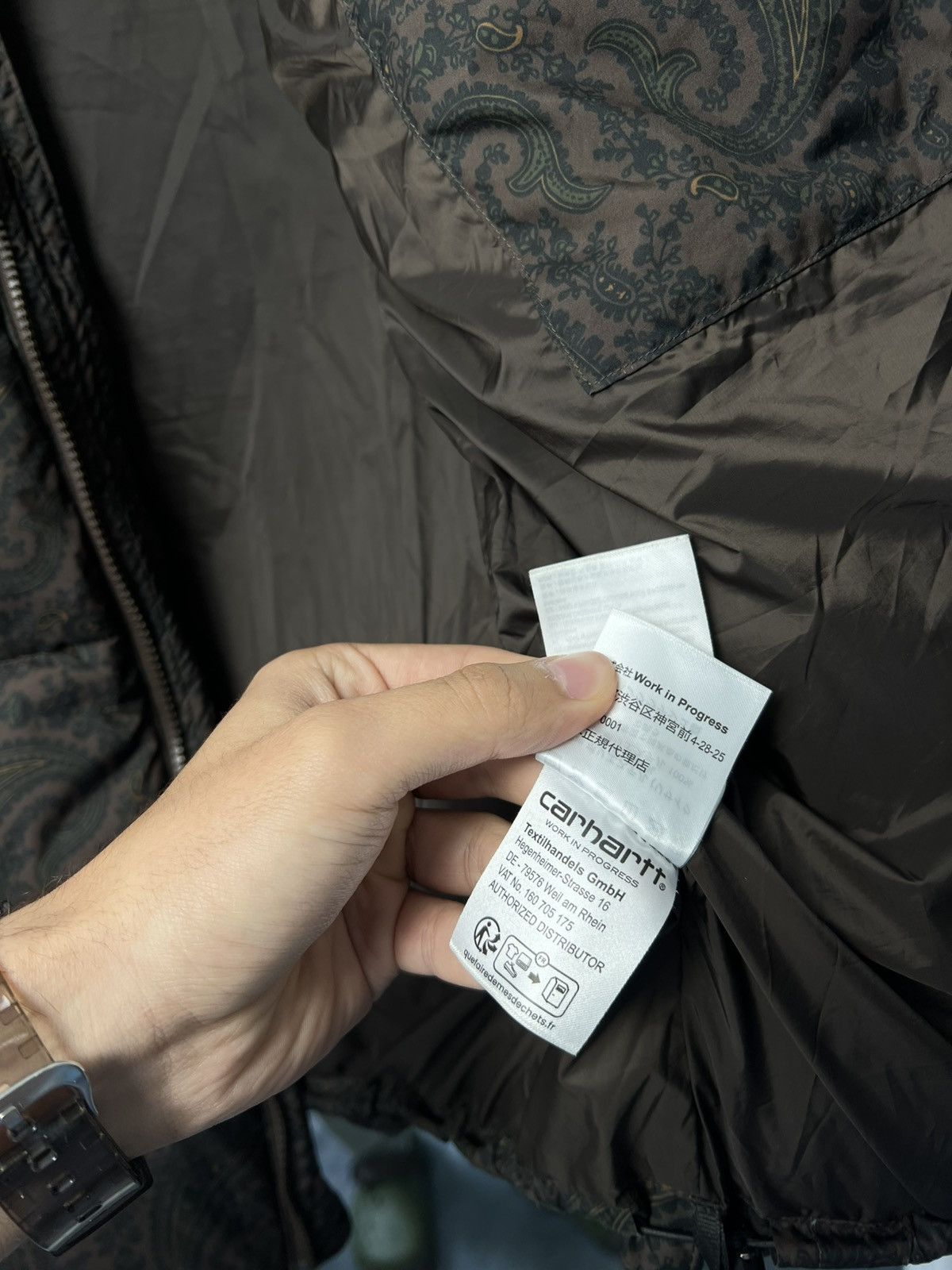 Carhartt Wip Carhartt WIP Springfield Jacket M — Plant/Black Paisley Size US M / EU 48-50 / 2 - 19 Thumbnail