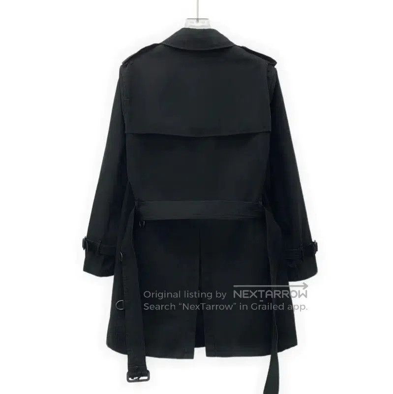 Burberry Burberry Black Cotton Women's Trench Coat. Size XL / US 12-14 / IT 48-50 - 1 Thumbnail
