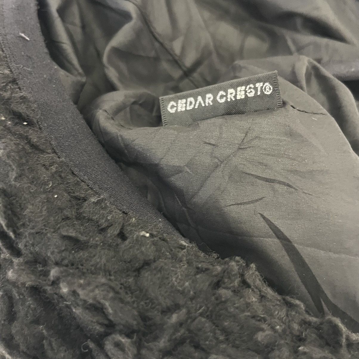 Vintage Japanese Brand Cedar Cresto Fully Zip Deep Pile Jacket Size US M / EU 48-50 / 2 - 4 Thumbnail