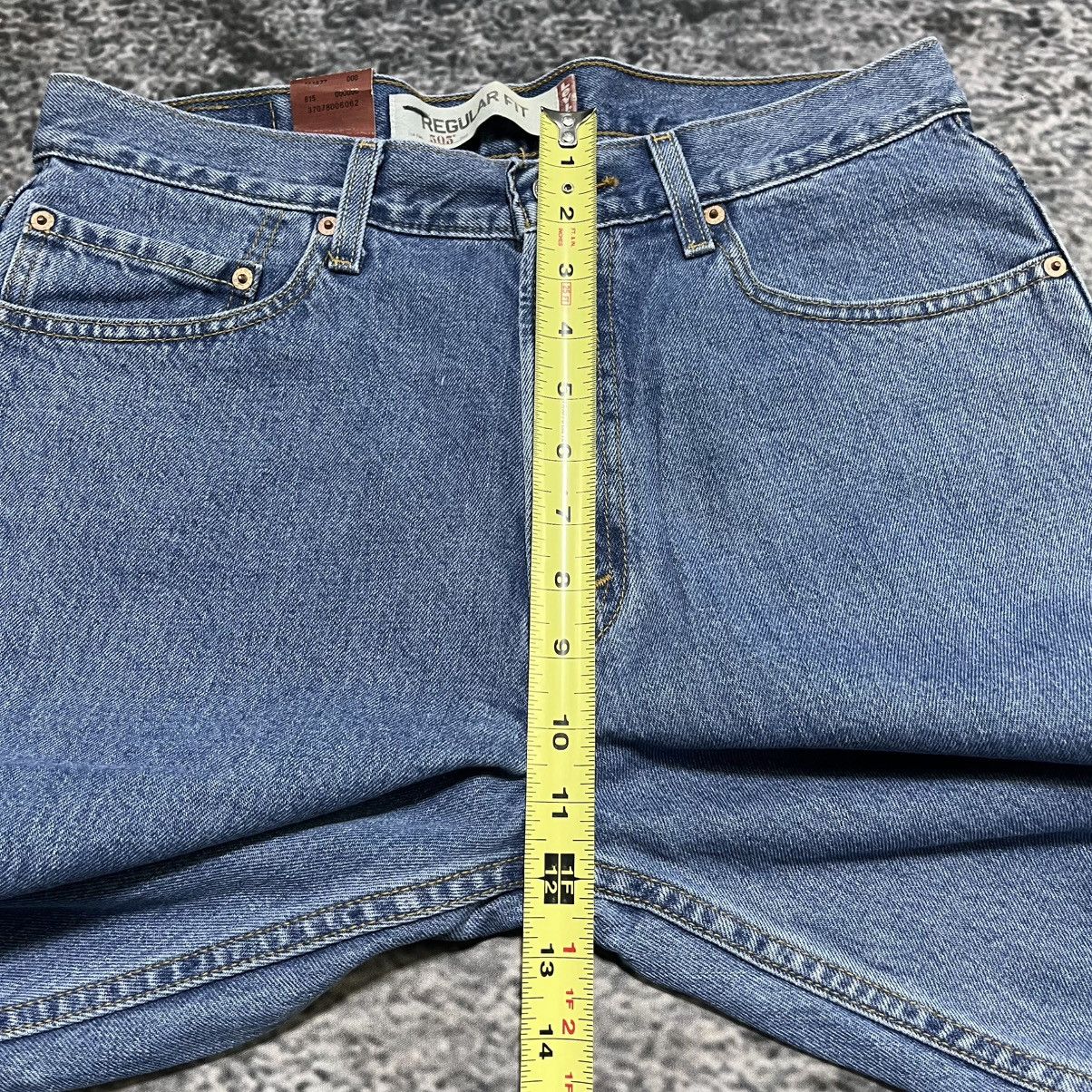 Levi's Vintage Levi's 505 Jeans 2000s Straight Regular Fit 34x34 Size US 34 / EU 50 - 12 Thumbnail
