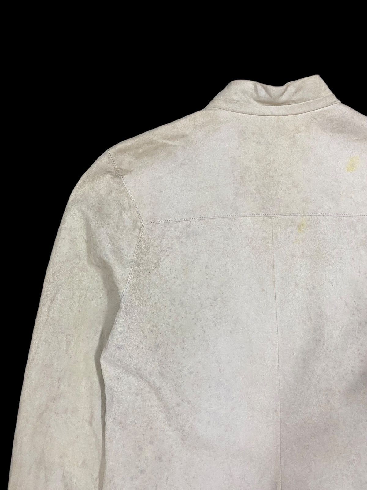 Loewe Authentic🔥Loewe Goat Skin/Silk Liner Button Ups Shirt Size US XXS / EU 40 - 18 Thumbnail