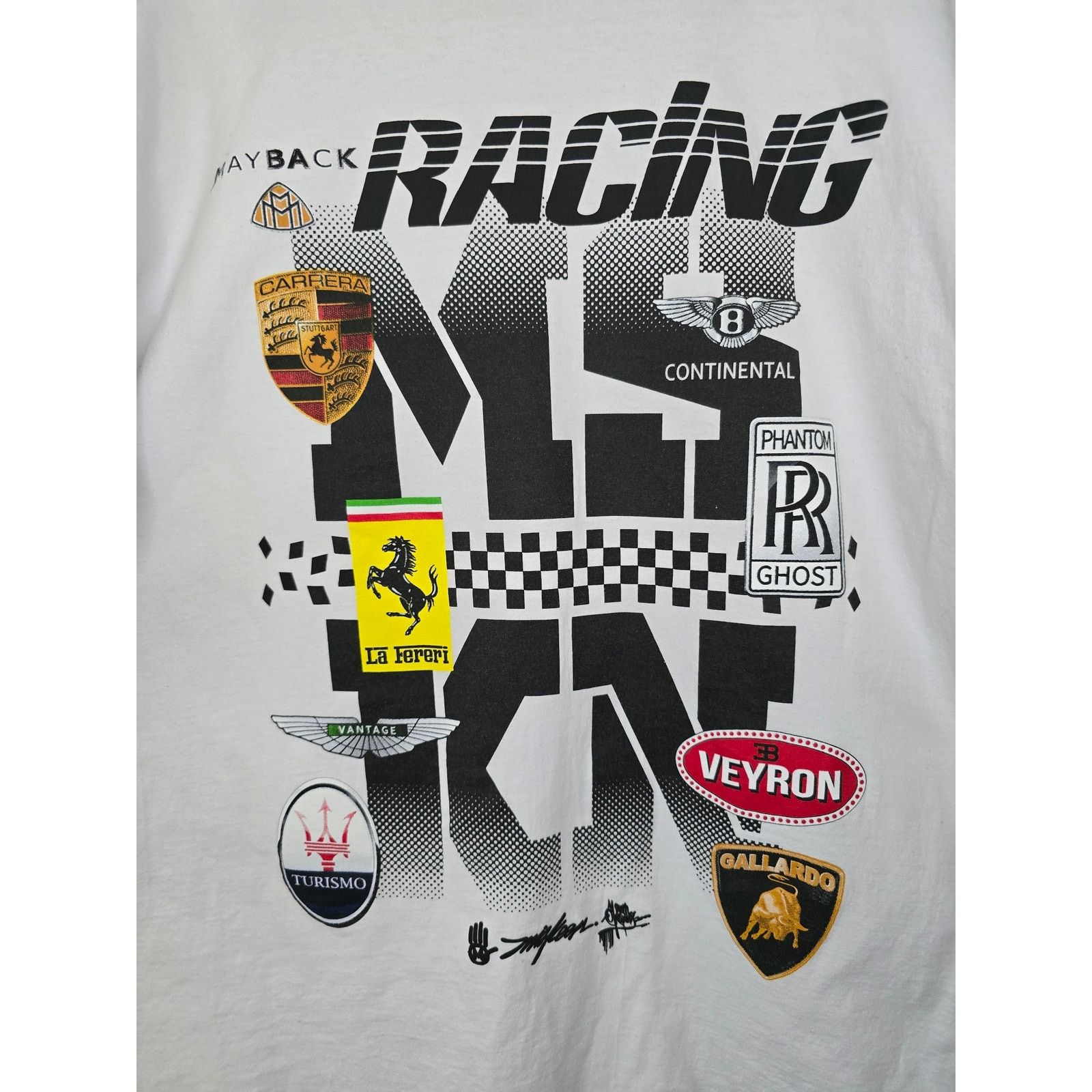 Vintage Vintage Miskeen Racing Luxury Branded XL Car Tee Y2K 00s Size US XL / EU 56 / 4 - 2 Thumbnail