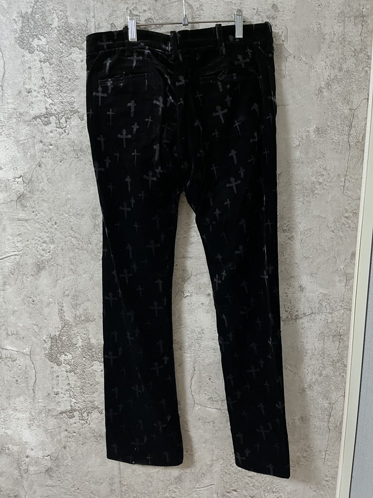 Undercover Undercover 02AW “Witch’s Cell Division” Velvet Cross Pants Size US 32 / EU 48 - 4 Thumbnail