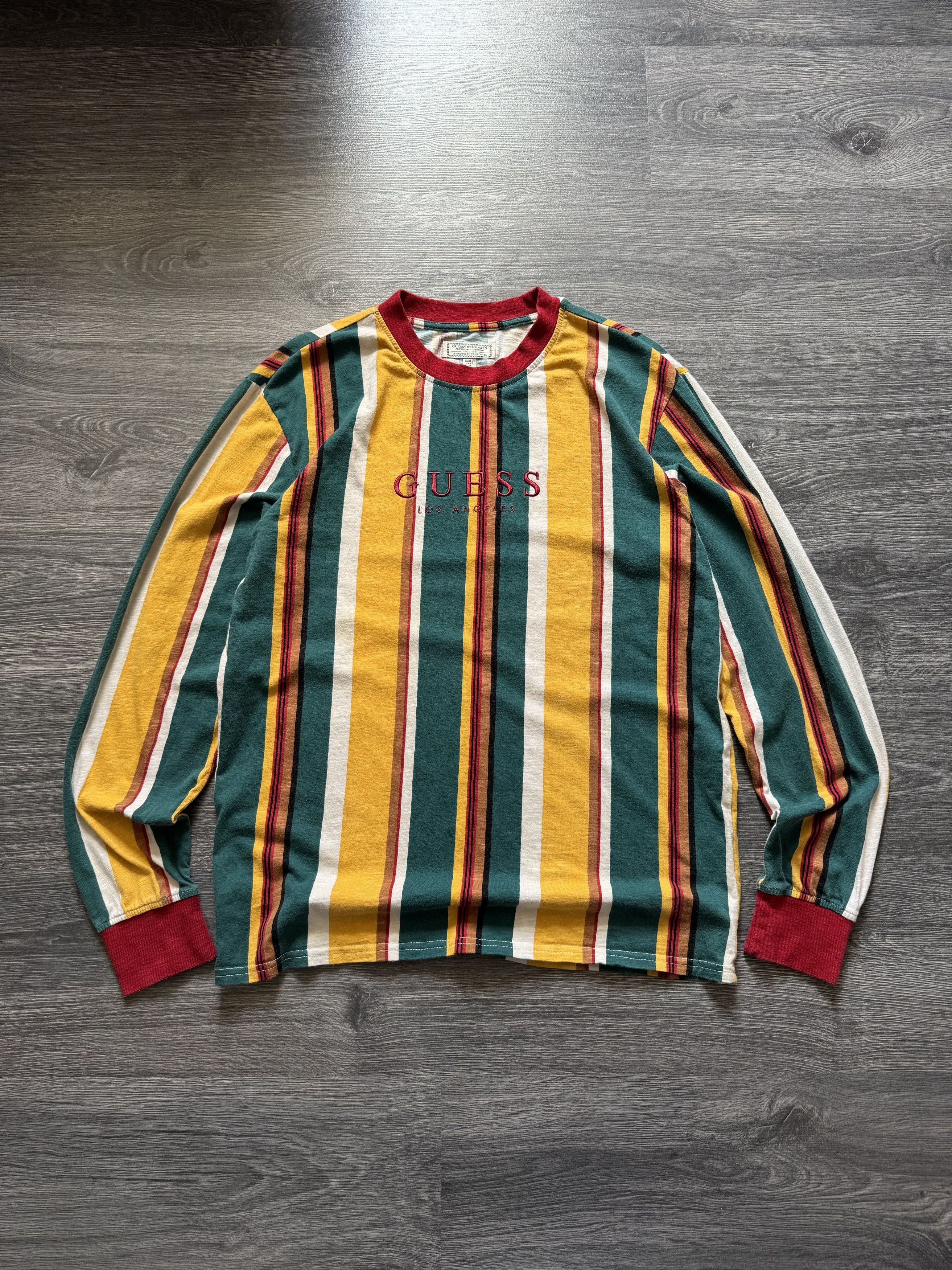 Guess Guess Striped Long Sleeve T-Shirt A$AP Rocky Size US M / EU 48-50 / 2 - 4 Thumbnail