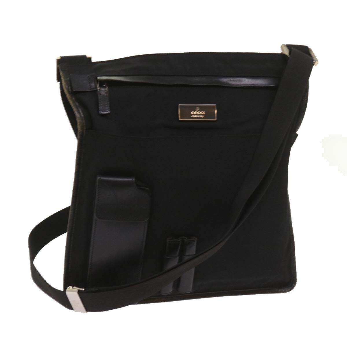 Gucci Black Synthetic Shoulder Bag (Pre-Owned) Size ONE SIZE - 1 Thumbnail