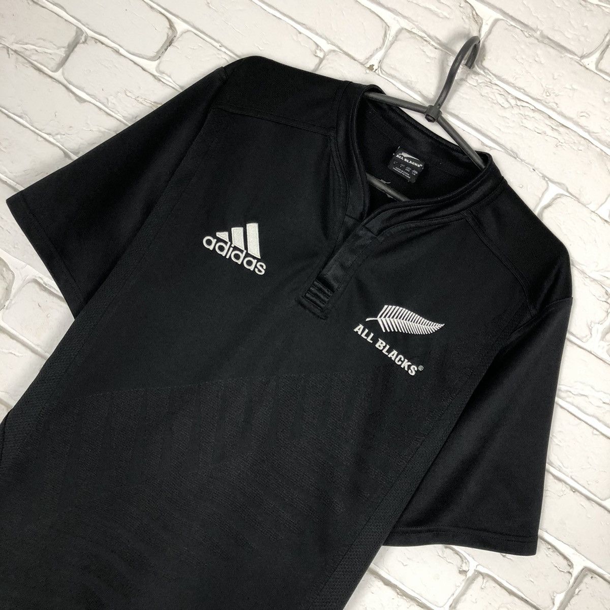 Adidas New Zealand All Blacks rugby jersey Size US L / EU 52-54 / 3 - 2 Thumbnail