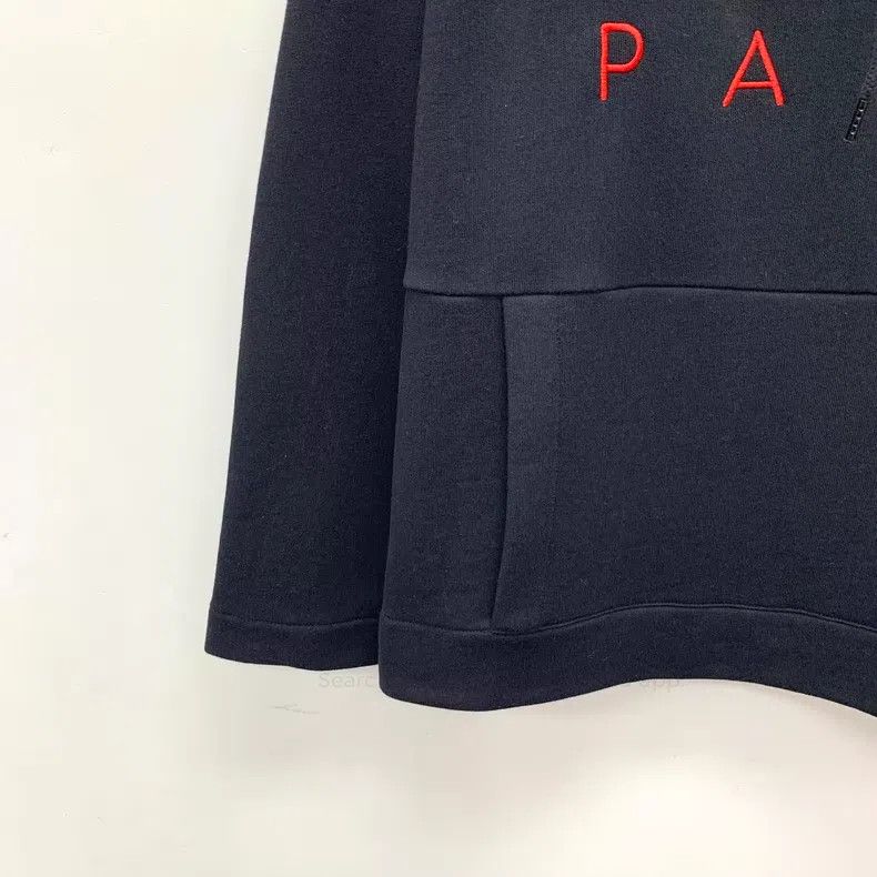 Kenzo Kenzo Black letter embroidery cotton drawstring long-sleev Size L / US 10 / IT 46 - 4 Thumbnail