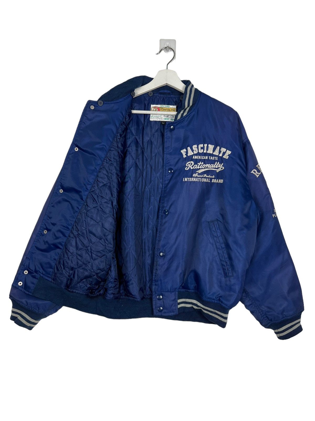 Japanese Brand 🔥 VINTAGE FASCINATE STADIUM BOMBER JACKET Size US L / EU 52-54 / 3 - 10 Thumbnail