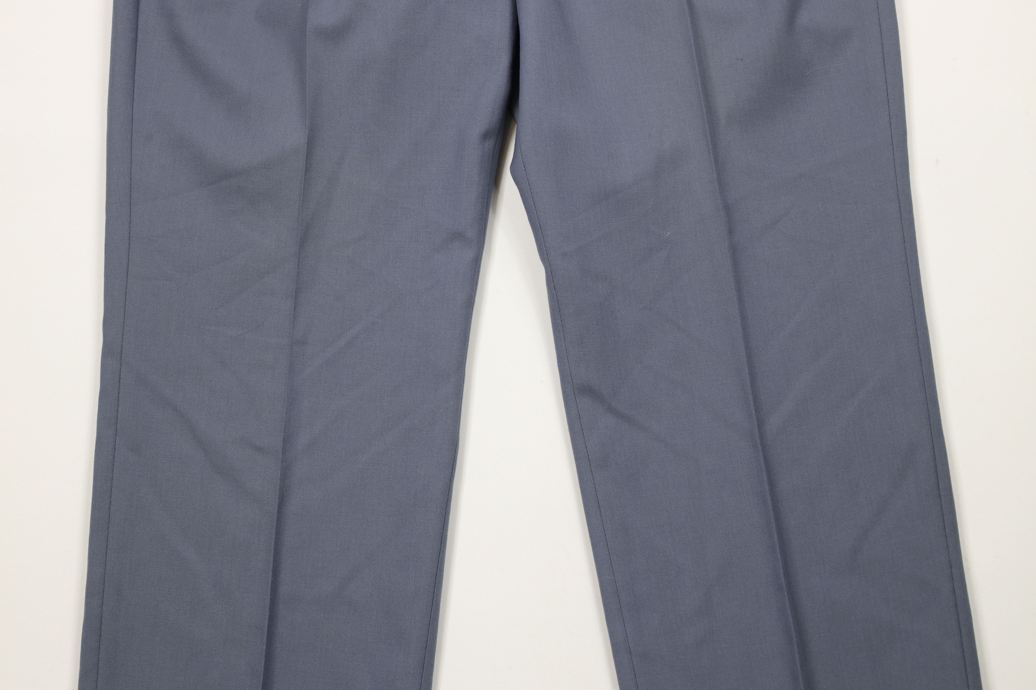 Vintage Vintage 70s Streetwear Herringbone Wide Leg Chino Pants USA Size US 36 / EU 52 - 3 Thumbnail