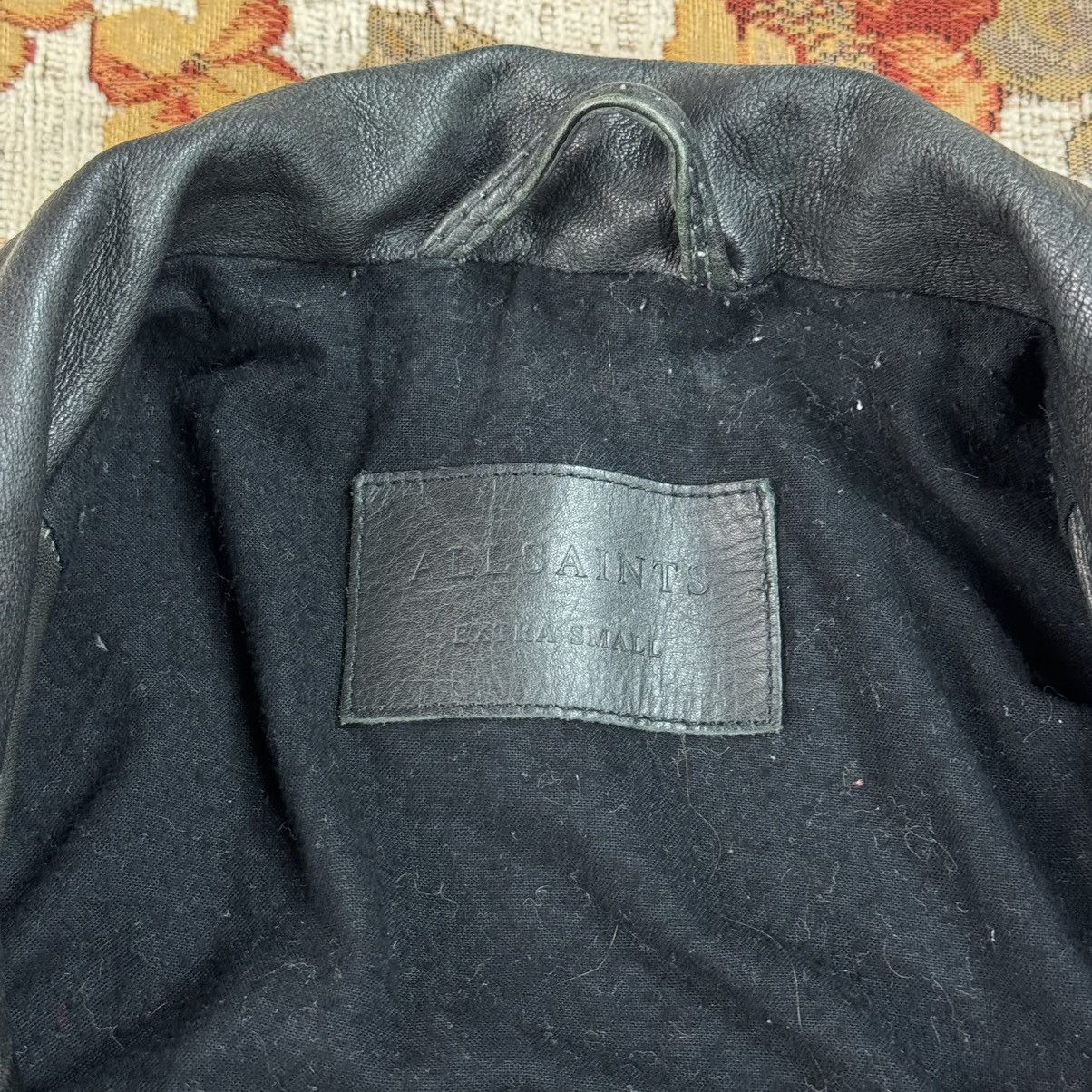 Allsaints × Yves Saint Laurent All Saints Lamb Leather Cargo Biker Jacket Avant Garde Japan Size US XS / EU 42 / 0 - 9 Thumbnail