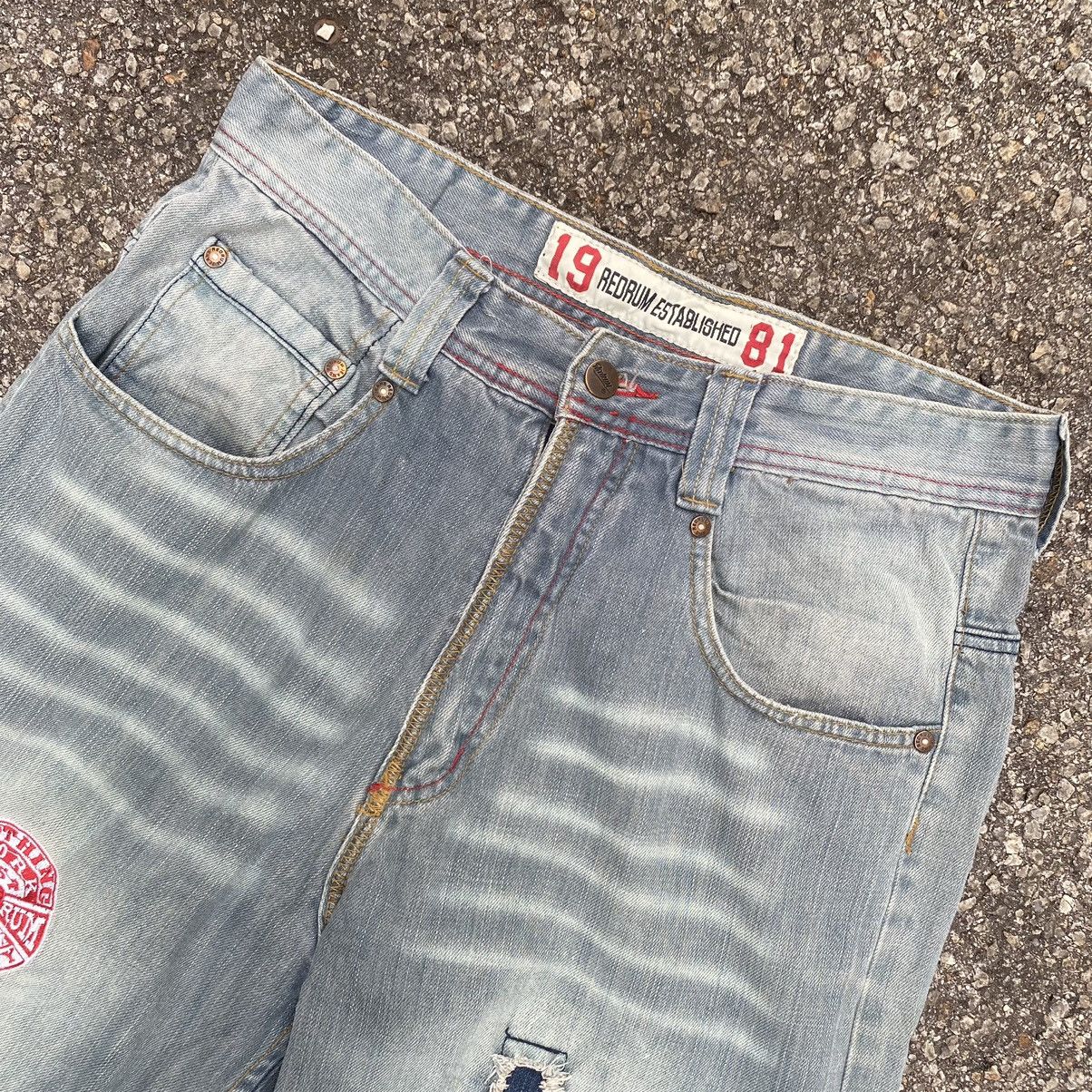 Southpole Baggy Jeans Skater Y2k Vintage Denim Redrum Clothing Company Size US 30 / EU 46 - 3 Thumbnail
