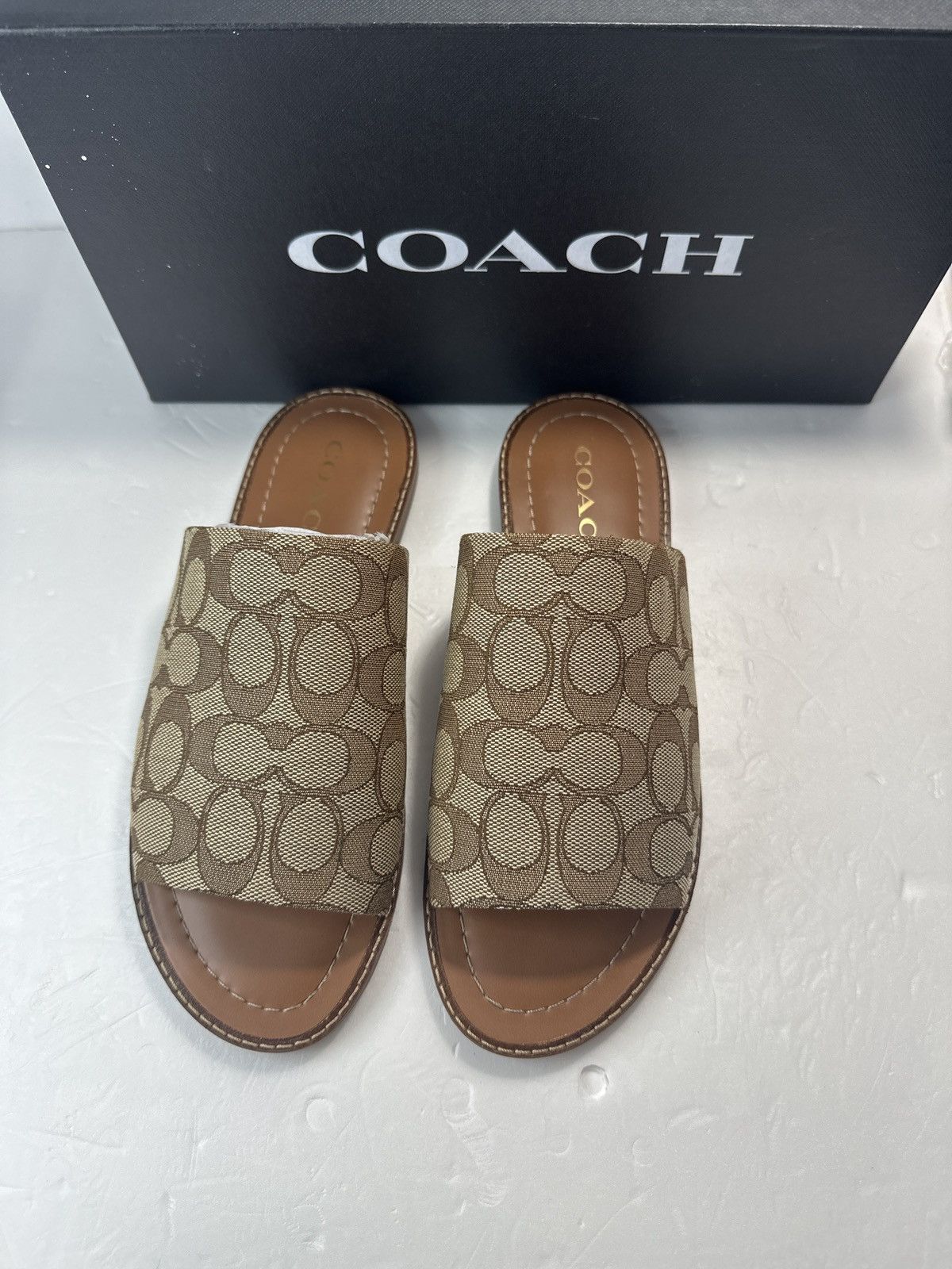 Coach Hazel Sandal In Signature Jacquard Size US 7.5 / IT 37.5 - 9 Thumbnail