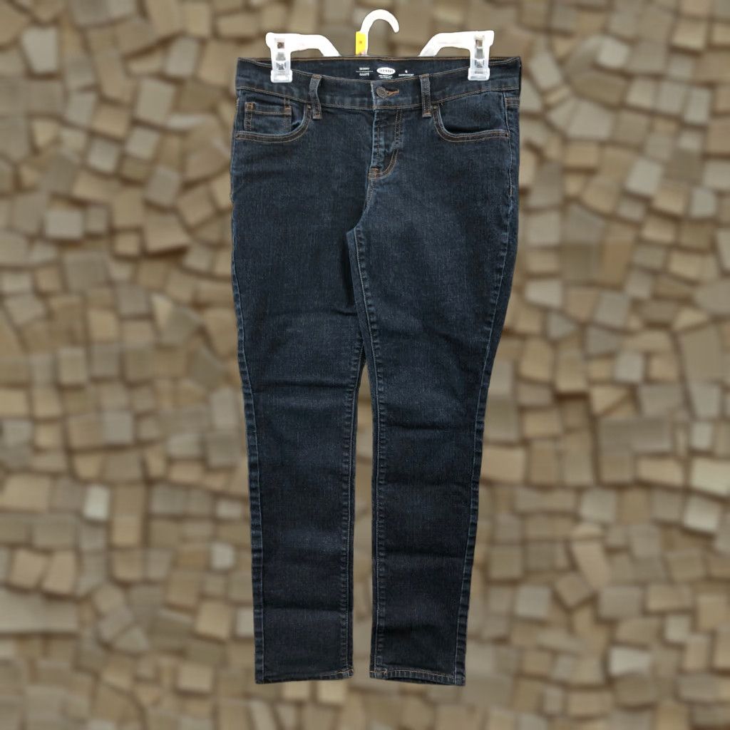 Old Navy Old Navy Skinny Jeans Womens Size 4S Mid Rise Dark Wash Blue Denim Size 27" / US 4 / IT 40 - 1 Thumbnail