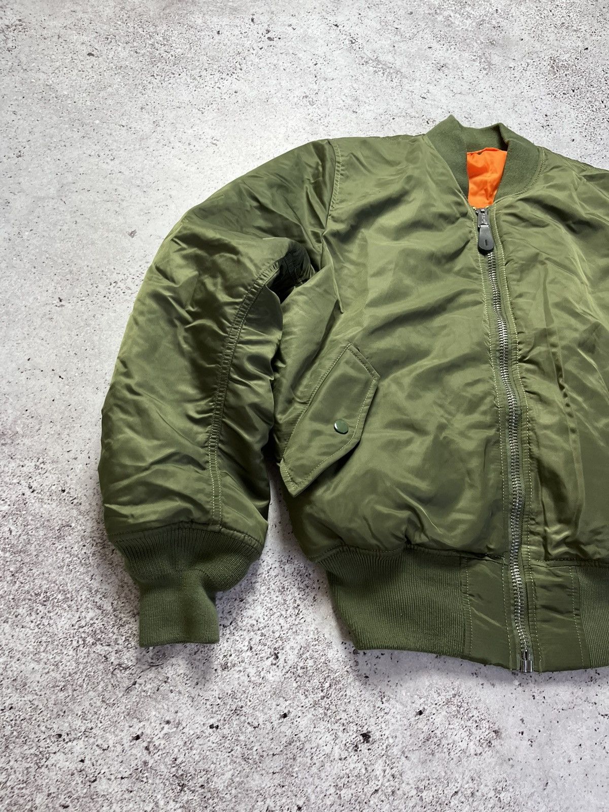 Alpha Industries × Vintage 💣Vintage Alpha Industries Bomber Ma-1 Bomber Size US M / EU 48-50 / 2 - 5 Thumbnail