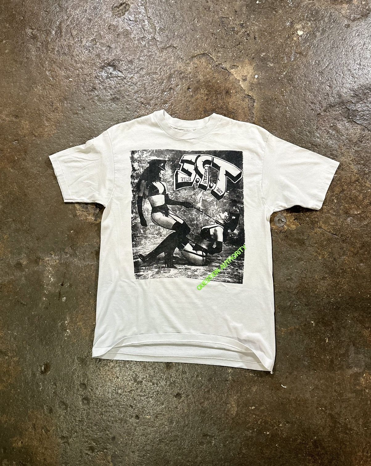 Vintage VINTAGE THE PLEASURE ELITE SHIRT SZ L WHT SINGLE STITCH RARE Size US L / EU 52-54 / 3 - 1 Thumbnail