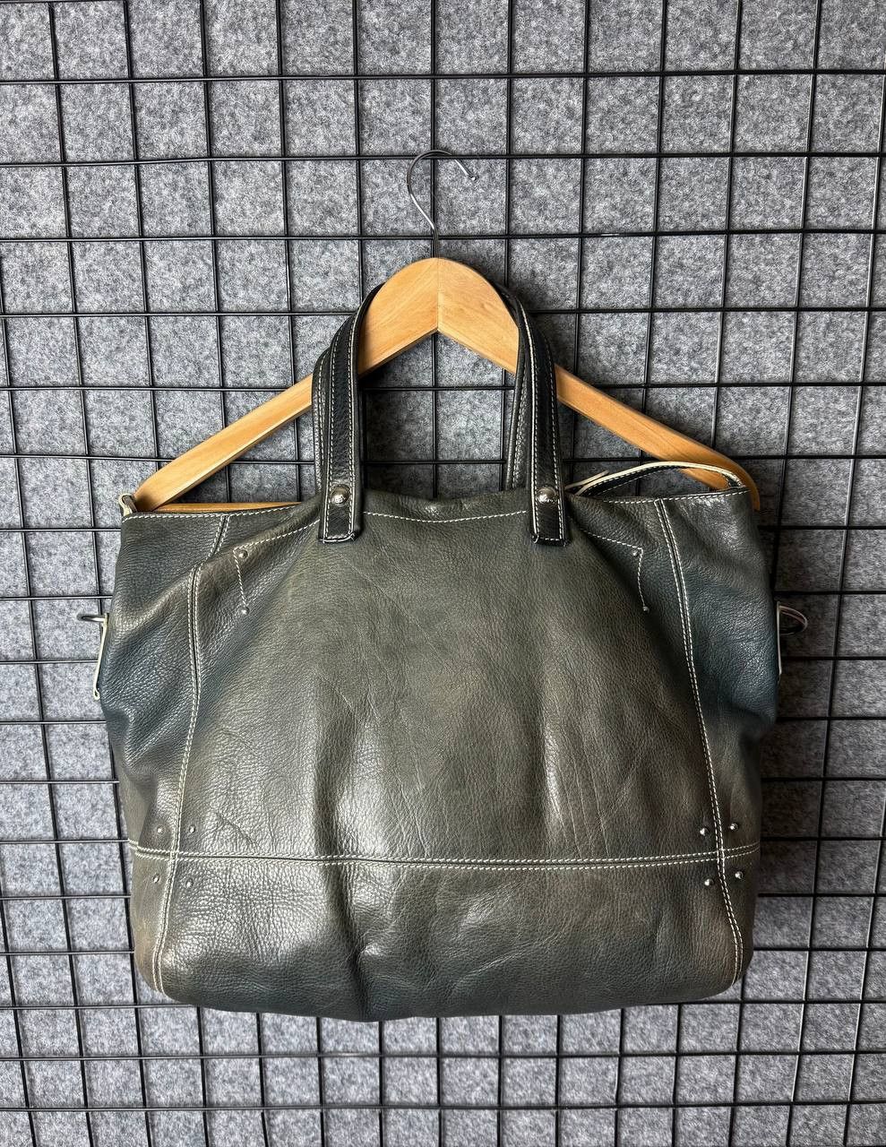 Tod's Tods Leather Tote Bags Swamp One size Size ONE SIZE - 3 Thumbnail
