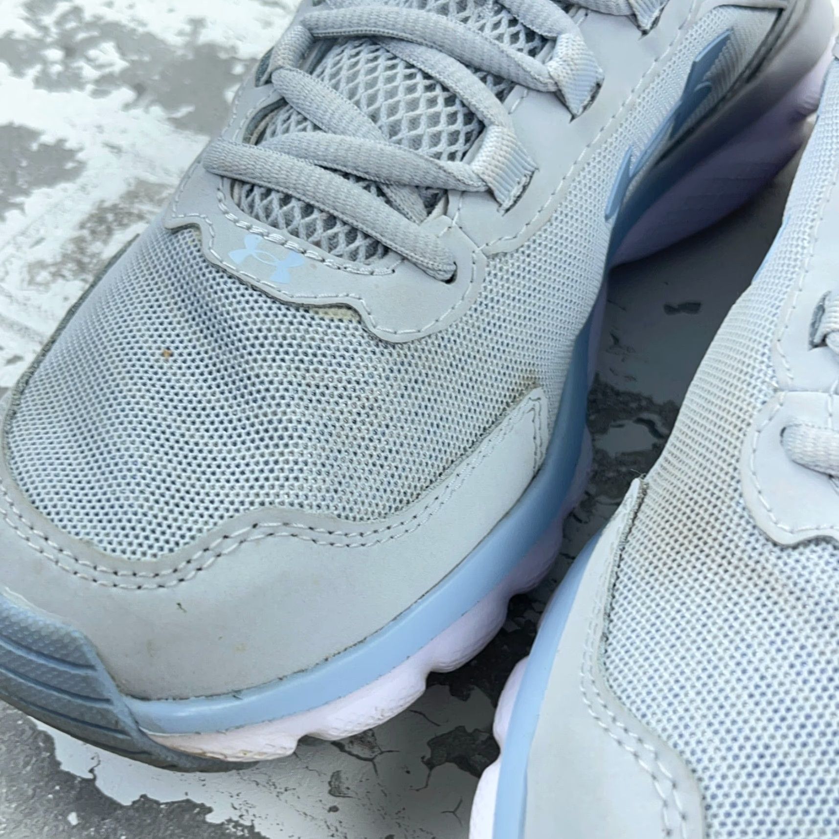 Under Armour Under Armour Charged Assert 9 Sneakers Women's 8.5 Gray Cushioned Running & Jogging Low Top Size US 6 / IT 36 - 7 Thumbnail