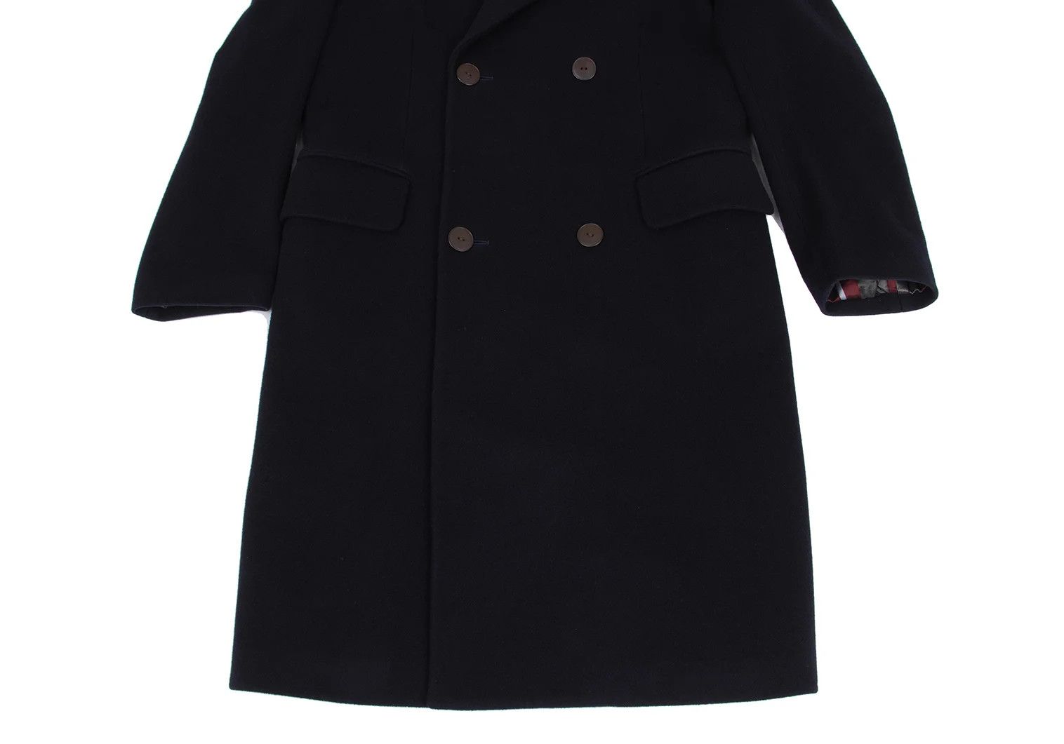 Jean Paul Gaultier Double-Breasted Wool Chester Coat in Navy, Size 50 Size US M / EU 48-50 / 2 - 10 Thumbnail