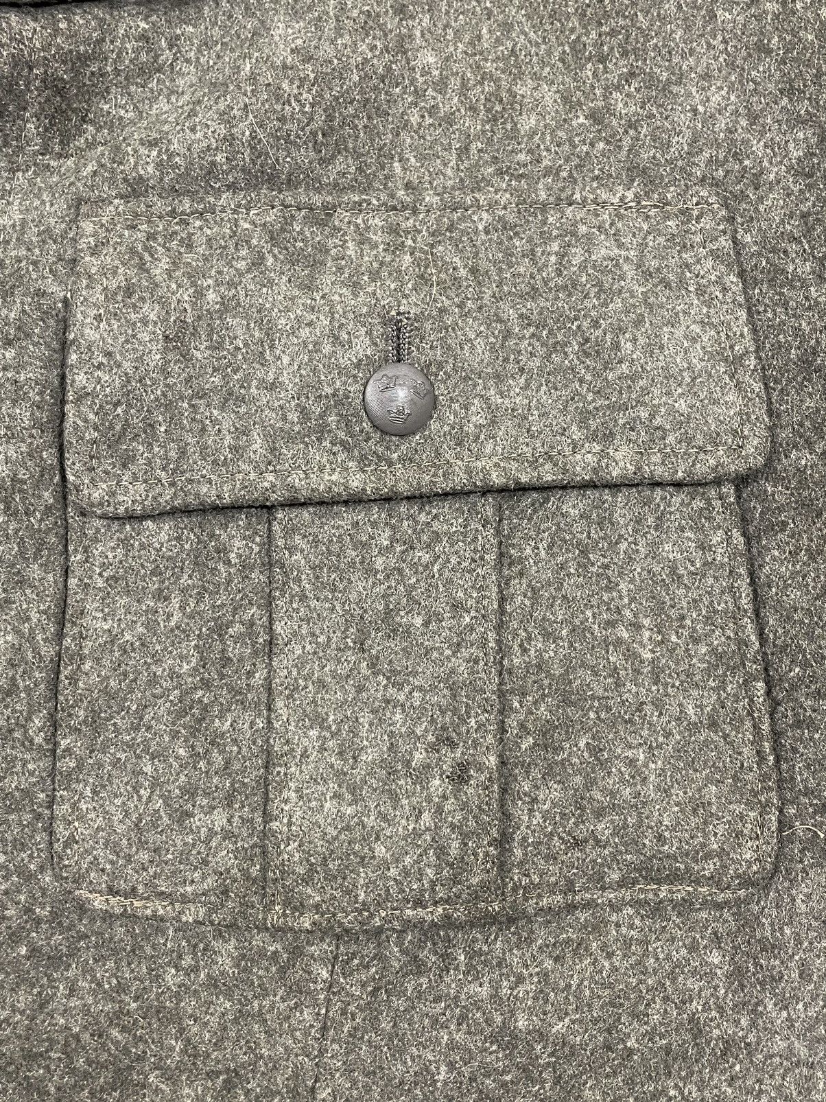 Vintage 50s Swedish Military Coat Wool Size US L / EU 52-54 / 3 - 7 Thumbnail