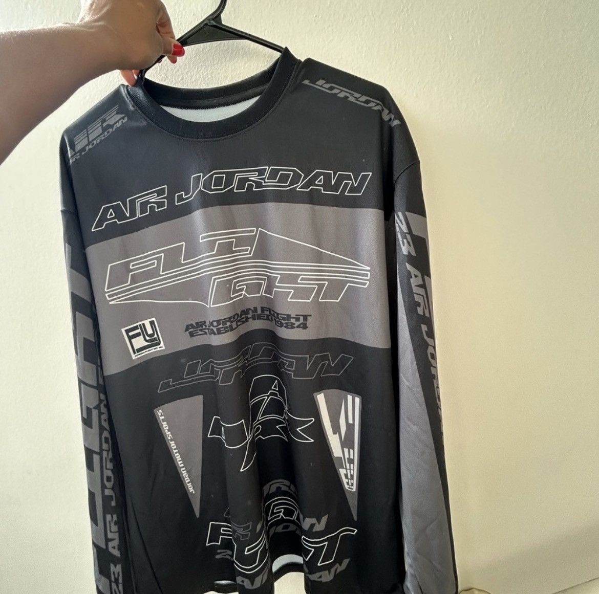Jordan Brand Jordan MVP Oversized Long Sleeve Moto Shirt - Small Size US S / EU 44-46 / 1 - 1 Thumbnail