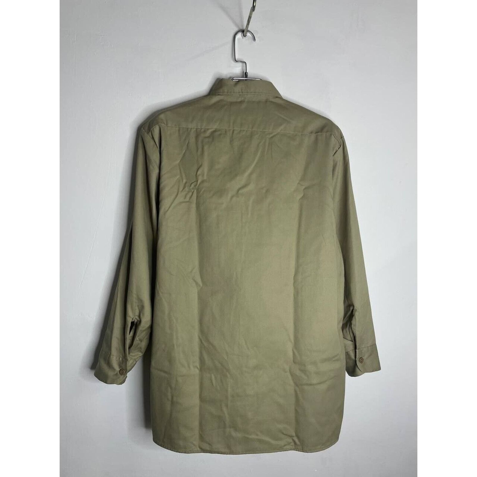 Dickies Vintage Dickies Khaki Work Shirt Environmental Ranger Size L Size US L / EU 52-54 / 3 - 5 Thumbnail