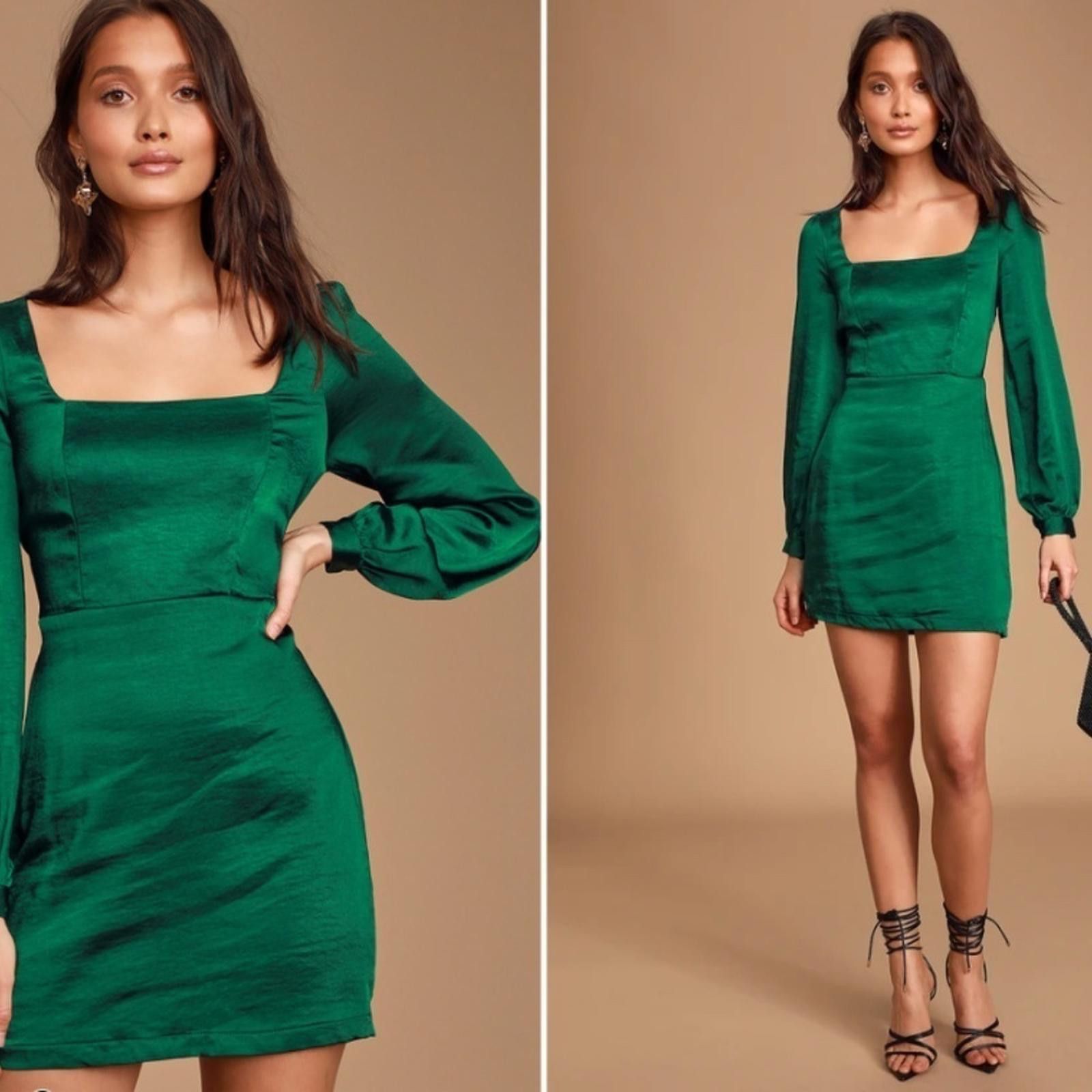 Lulus LULUS Sexy Wedding Prom Classy Holidays SatinMini Dress Size XS / US 0-2 / IT 36-38 - 1 Thumbnail