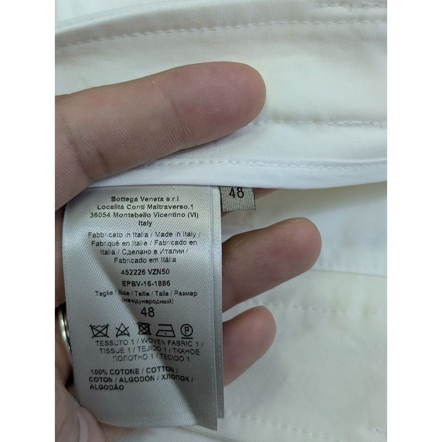 Bottega Veneta o1rshd1 Pants Fluid Slik Suiting in White Size US 32 / EU 48 - 18 Thumbnail