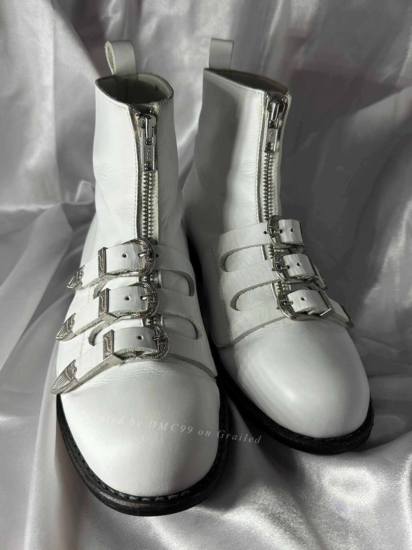 Comme des Garcons Comme des Garçons Three Buckle Zip Boots Size US 7 / IT 37 - 1 Thumbnail