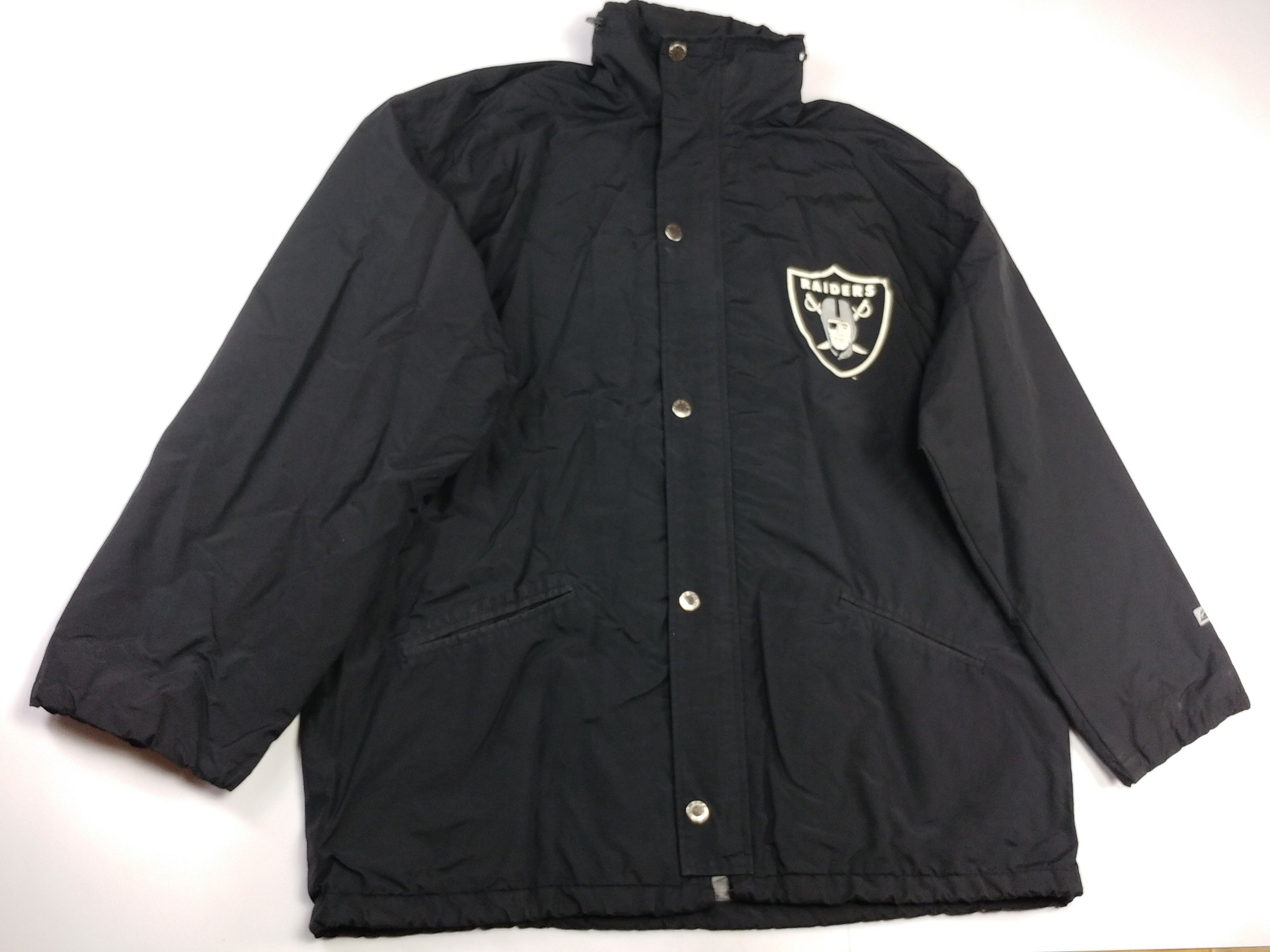 NFL Los Angeles Raiders jacket, 1994 Pro One, vintage Oakland XL Size US XL / EU 56 / 4 - 13 Thumbnail