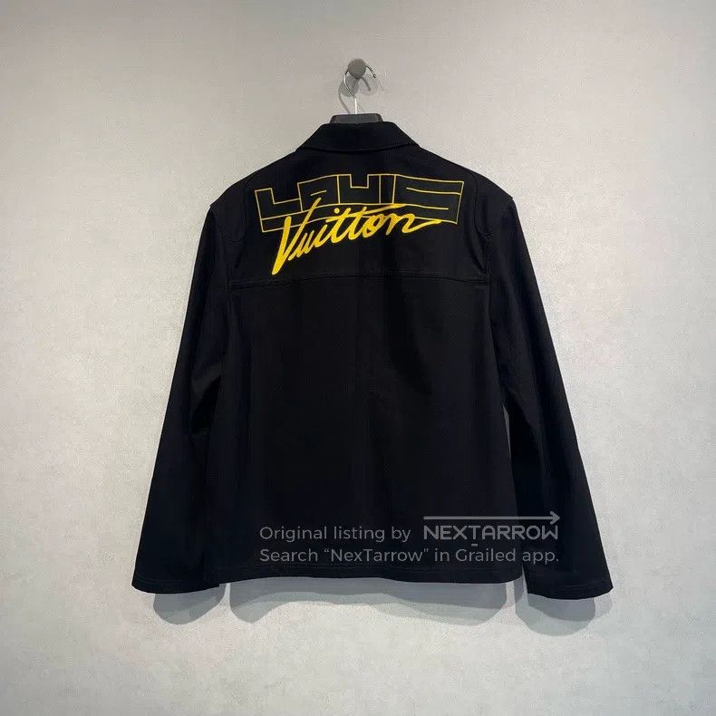 Louis Vuitton Louis Vuitton Graffiti logo print denim jacket Size US M / EU 48-50 / 2 - 2 Thumbnail