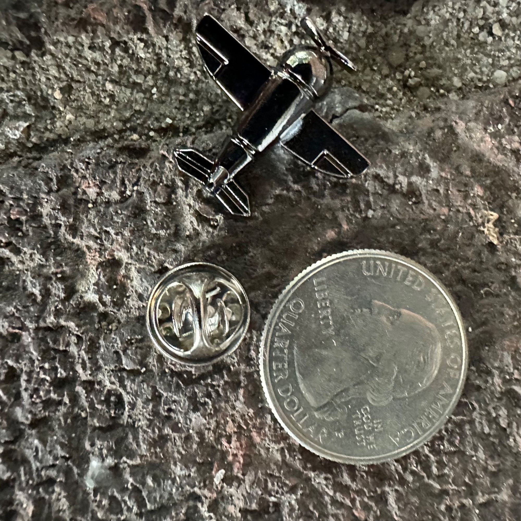Other ☀️Vintage Aircraft Lapel Enamel Pin Metal Airplane Brooch Av Size ONE SIZE - 4 Thumbnail