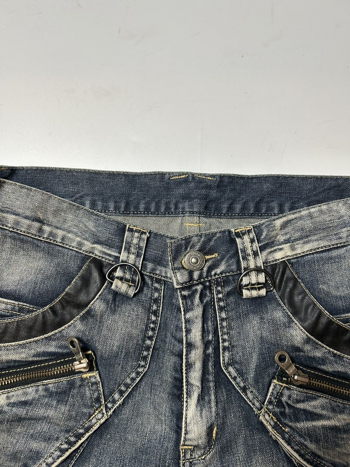 Designer × Japanese Brand × PPFM PPFM J CURVE DENIM PANT Size US 30 / EU 46 - 3 Thumbnail