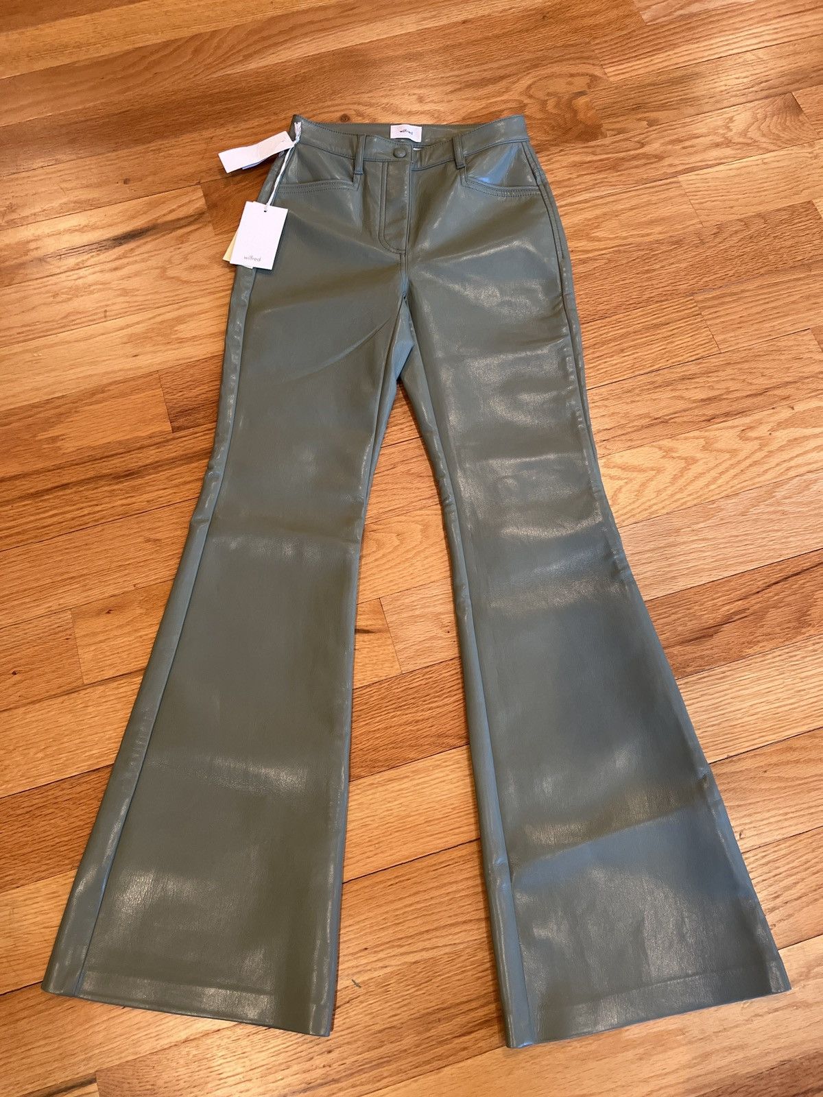 Aritzia Wilfred Beatrix Pant Sage Size 24" / US 00 / IT 34 - 1 Thumbnail