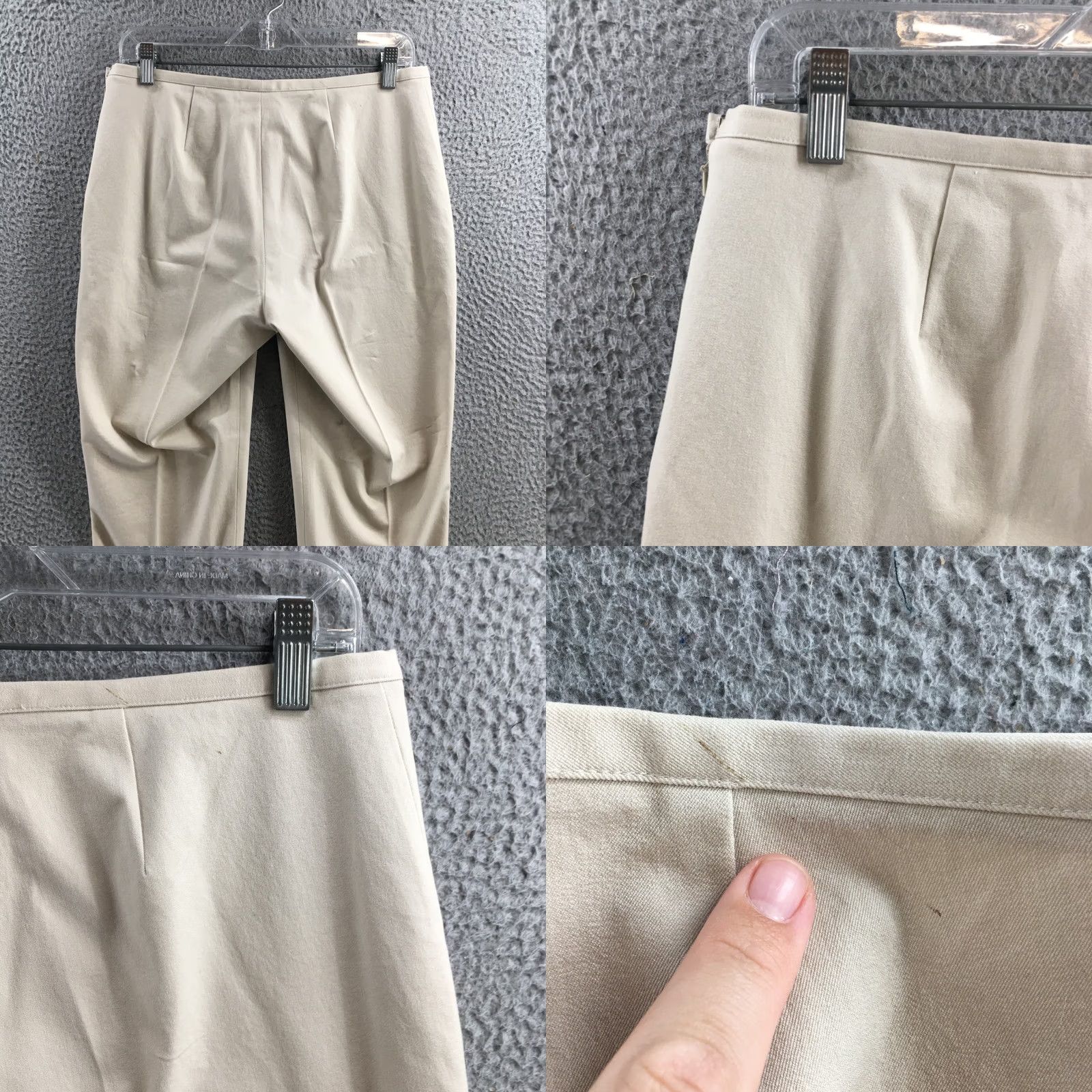 J.McLaughlin J.McLaughlin Capri Pants Womens 10 Beige Mid Rise Zip Fly Casual Capri Pants Women 10 Beige Mid Rise Zip Fly Casual Size 32" / US 10 / IT 46 - 9 Thumbnail