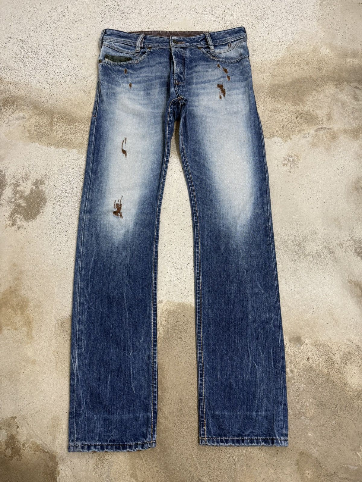Diesel Distressed Diesel Industry IAKOP Slim Unisex Denim Pants Size US 30 / EU 46 - 1 Thumbnail