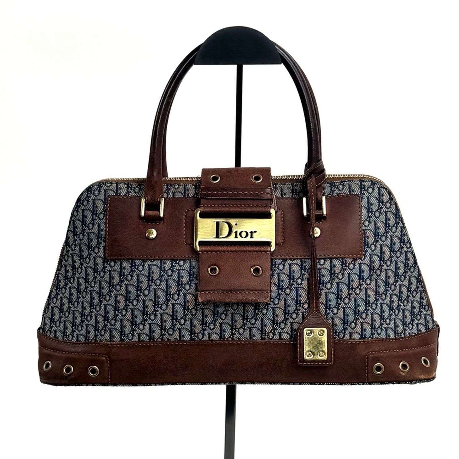 Dior Christian Dior Diorissimo Trotter Street Chic Dome handbag Size ONE SIZE - 6 Thumbnail