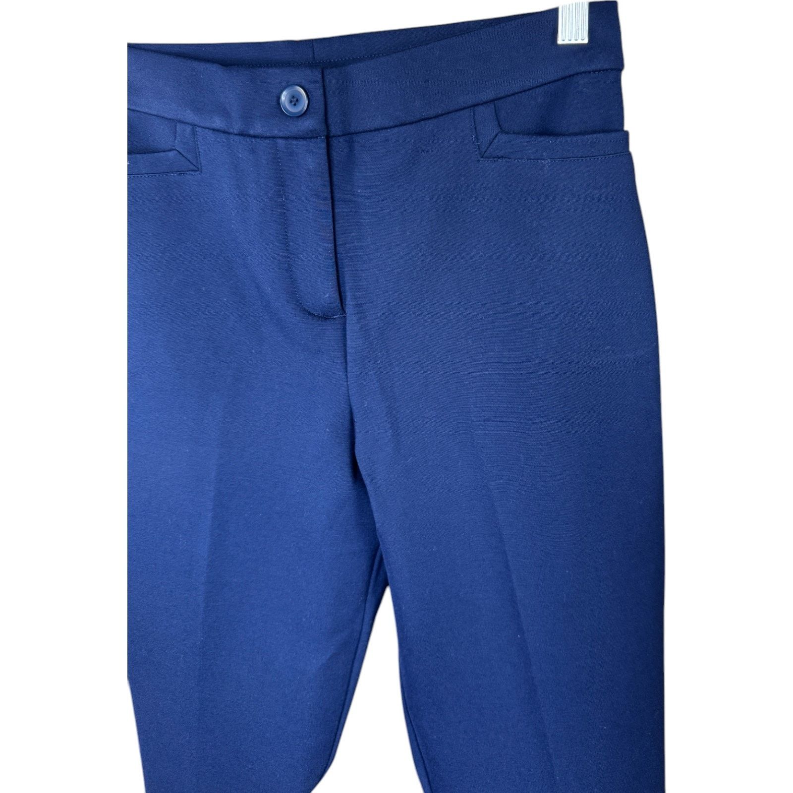Other Susan Graver Smart Ponte Slim Leg Trouser Navy X-Small P Size 24" / US 00 / IT 34 - 5 Thumbnail
