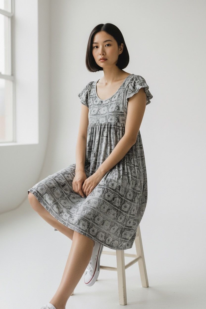 Hysteric Glamour Hysteric Glamour Money Graphic Dress (199) Size ONE SIZE - 1 Thumbnail