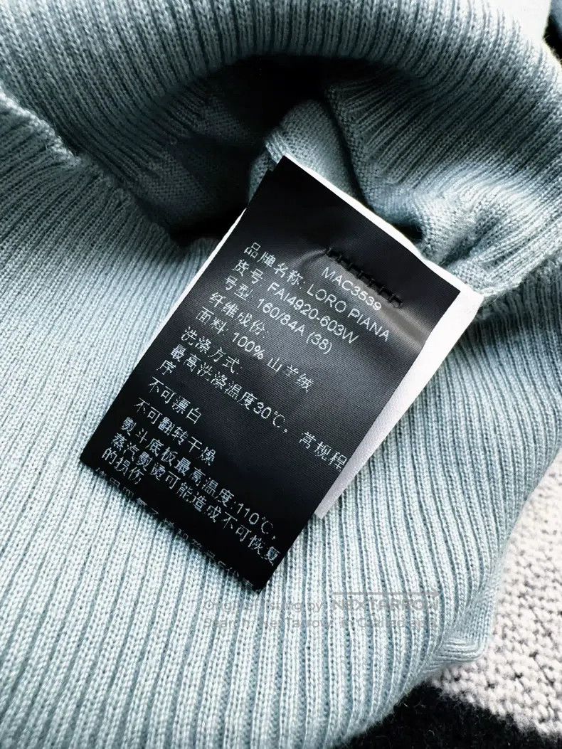 Loro Piana Loro Piana Baby Blue Cashmere Crew Neck Top Size XS / US 0-2 / IT 36-38 - 6 Thumbnail